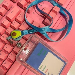 !!2 for 20!!Avocado Charm ID Holder 🥑